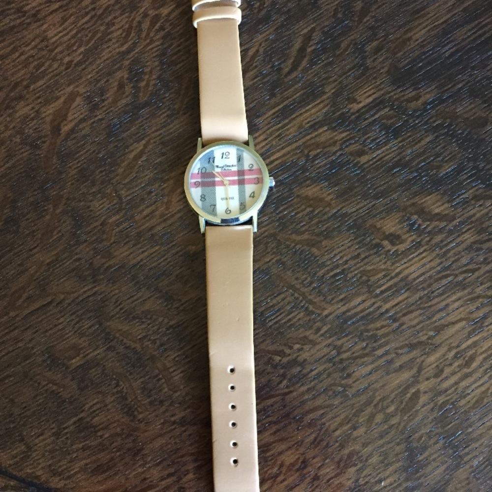 Marcel Drucker Collection Plaid Dial Watch